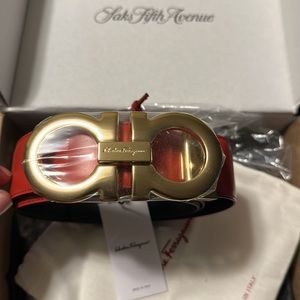 Salvatore Ferragamo with xl belt buckle